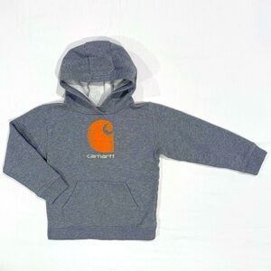 Carhartt Kids Gray Hoodie Boys 7 Long Sleeve Cotton Fleece Hooded Sweatshirt